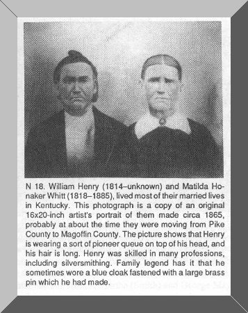 William Henry Whitt and Matilda Honaker Whitt